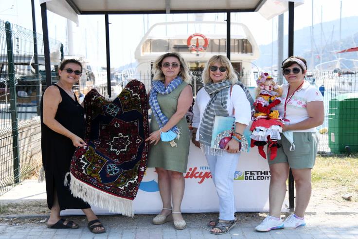 Kadın Girişimi Kooperatifi Göcek’te stantlarını açtı