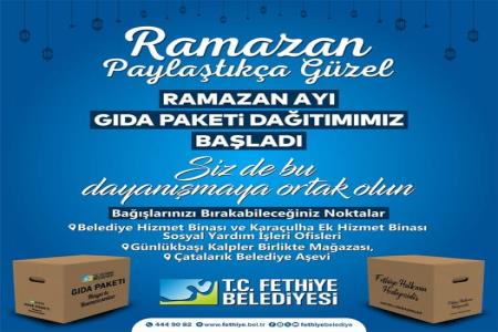 Gıda Paketi Dağıtımı Başladı