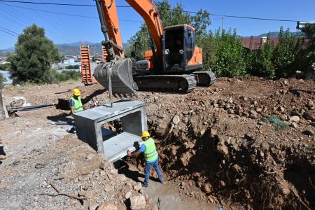 Karapınar Mevkii’nde Altyapı Çalışmaları Sürüyor
